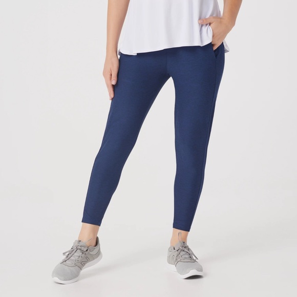 New Balance Pants - New Balance x Isaac Mizrahi Live Navy Space Dyed Speed Jogger Pants Large